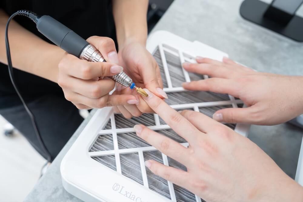 ネイルケアの施術