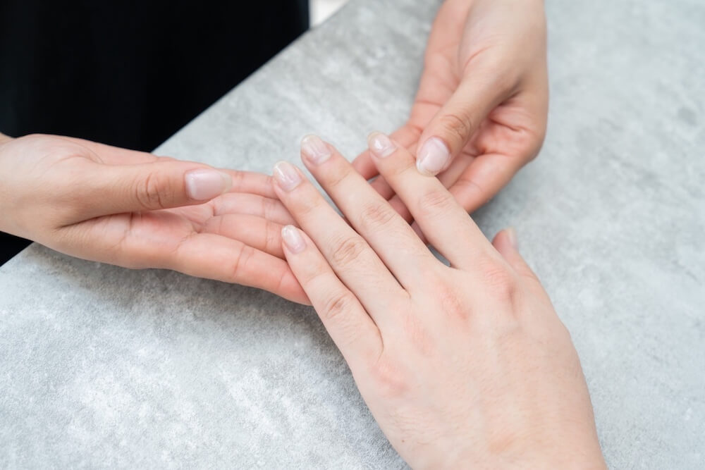 メンズネイル専門店の仕上がり